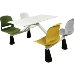 Four-seat PP canteen table — ML01008
