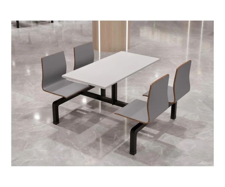 Bentwood canteen table and chairs
