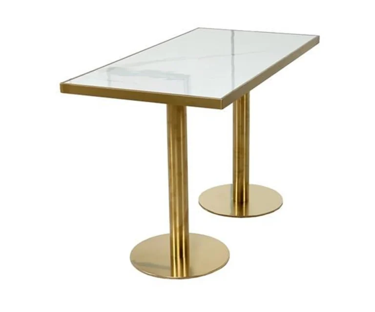 Twin-pedestal dining table