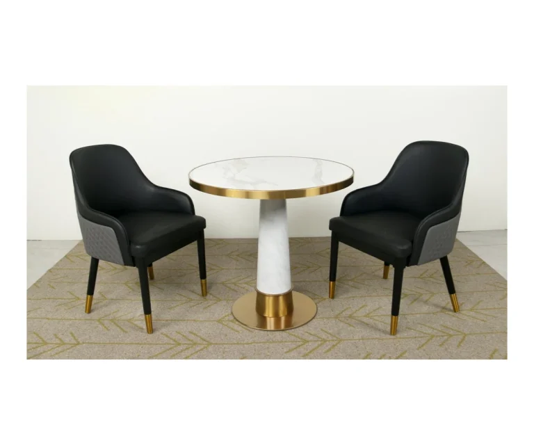 Two-chair reception dining set